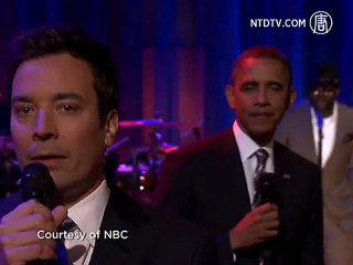 President Obama on Jimmy Fallon; “Slow Jams” the News