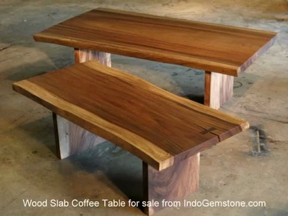 Wood Slab Coffee Table