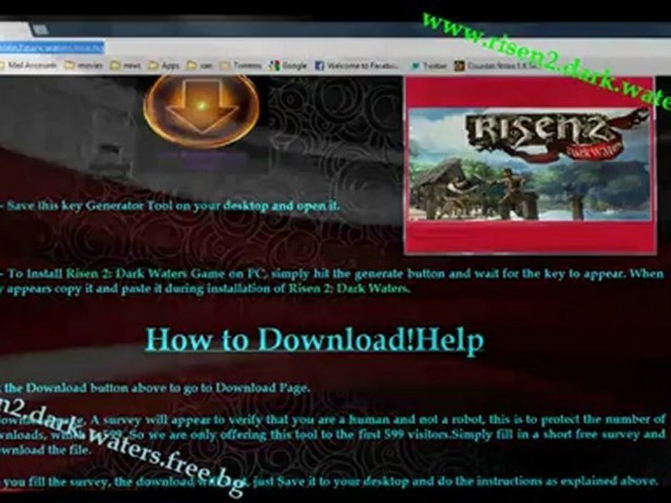 Risen 2: Dark Waters PC Keys and Crack