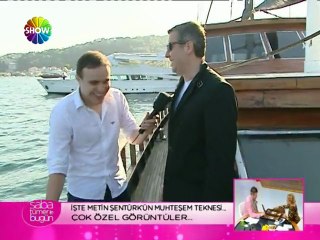 Metin Şentürk'ün muhteşem teknesi