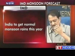 IMD - India to get normal monsoon rains this year