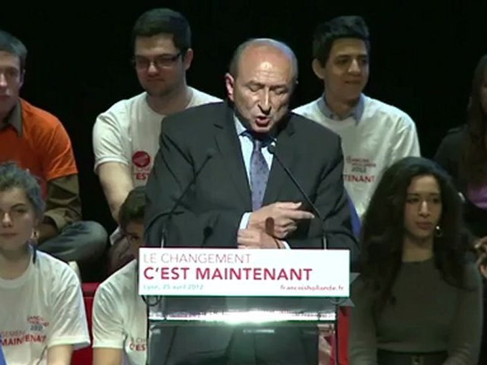 Discours de Gérard Collomb à Lyon