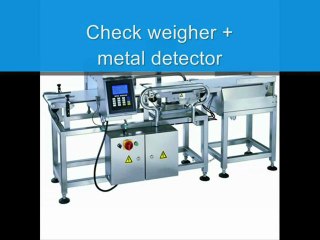 TECHNO D - Metal detector with check weigher