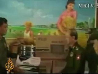 Myanmar state TV's cyclone coverage - 08 May 2008
