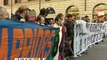 Manifestazione tifosi Virtus Roma basket Tgsport Retesole