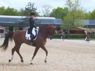 Anne-Sophie Serre (FRA)  & Le Guerrier CDI3* Saumur 2012/04/26 Grand Prix