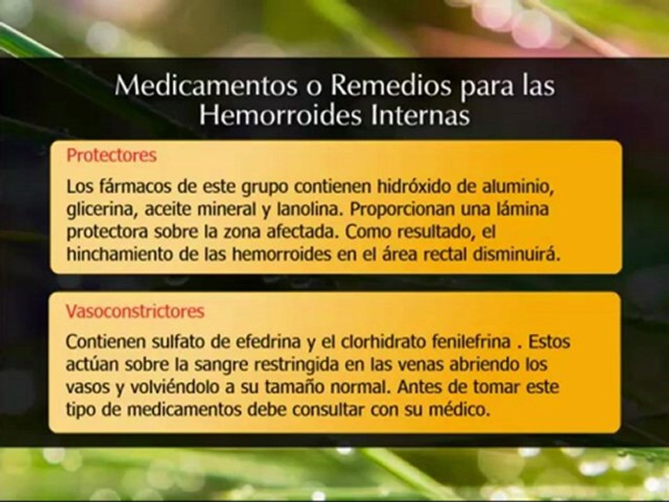 Curar Hemorroides Internas
