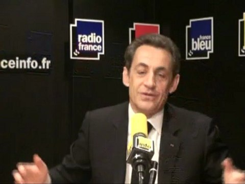 Nicolas Sarkozy, invité de Stade Bleu