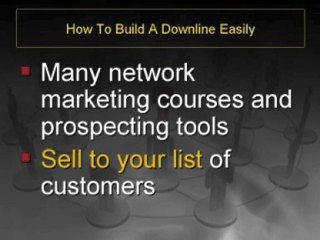 How To Build A Downline Easily