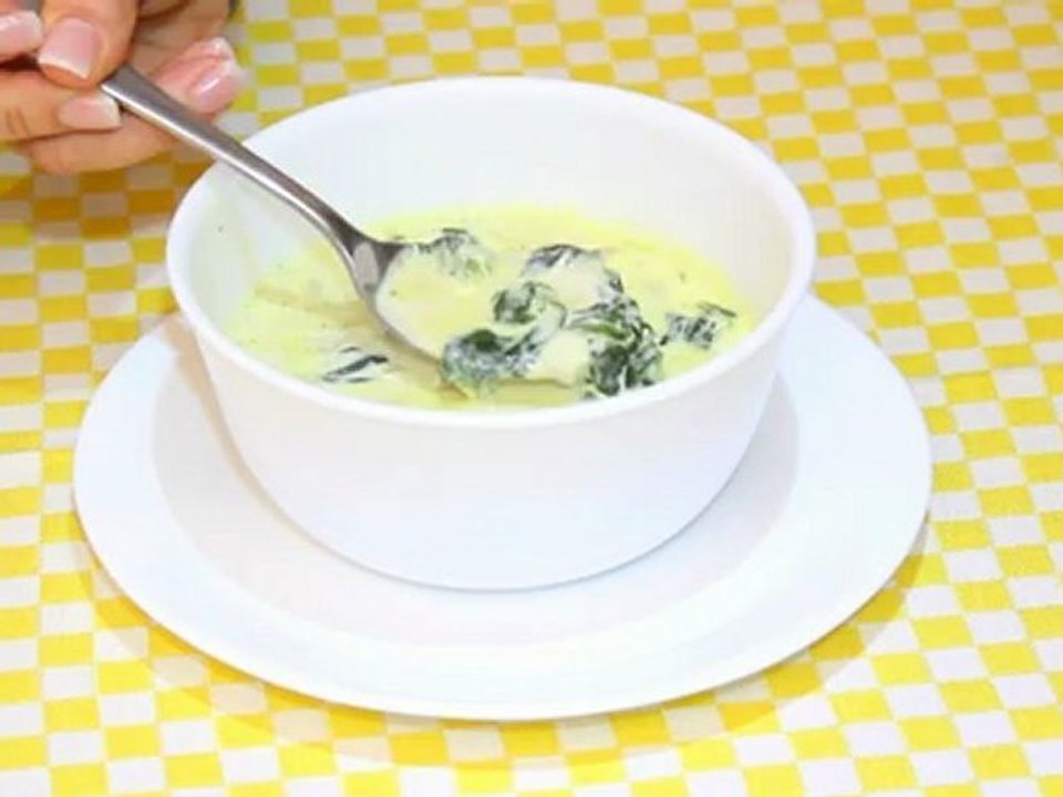Sopa de espinaca