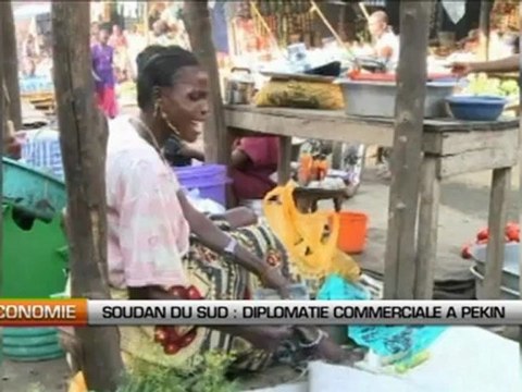 Soudan du Sud, diplomatie commerciale à Pékin