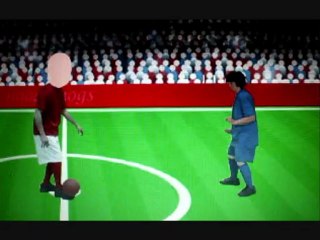 Creating a hilarious UK football video ecard with football stuck to feet