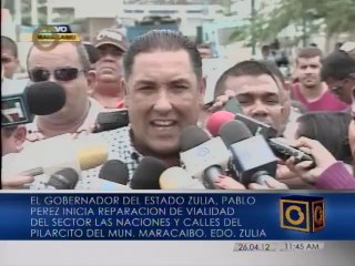 Pablo Pérez: Recursos aprobados para el Sur del Lago no se usaron para lo que era