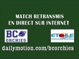 NM1 - 33è journée : BC Orchies - Etoile Charleville en direct vidéo