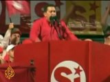 Chavez pushes for power amid economic woes - Feb 14 09