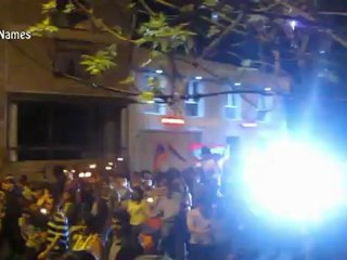 Armenia, Yerevan, Torchlight procession April 23, 2012