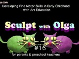 #13 Sculpt a Cat. Art Education. Clay Modeling. www. studioOlga.com