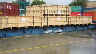 Container Packing On A Flat Rack