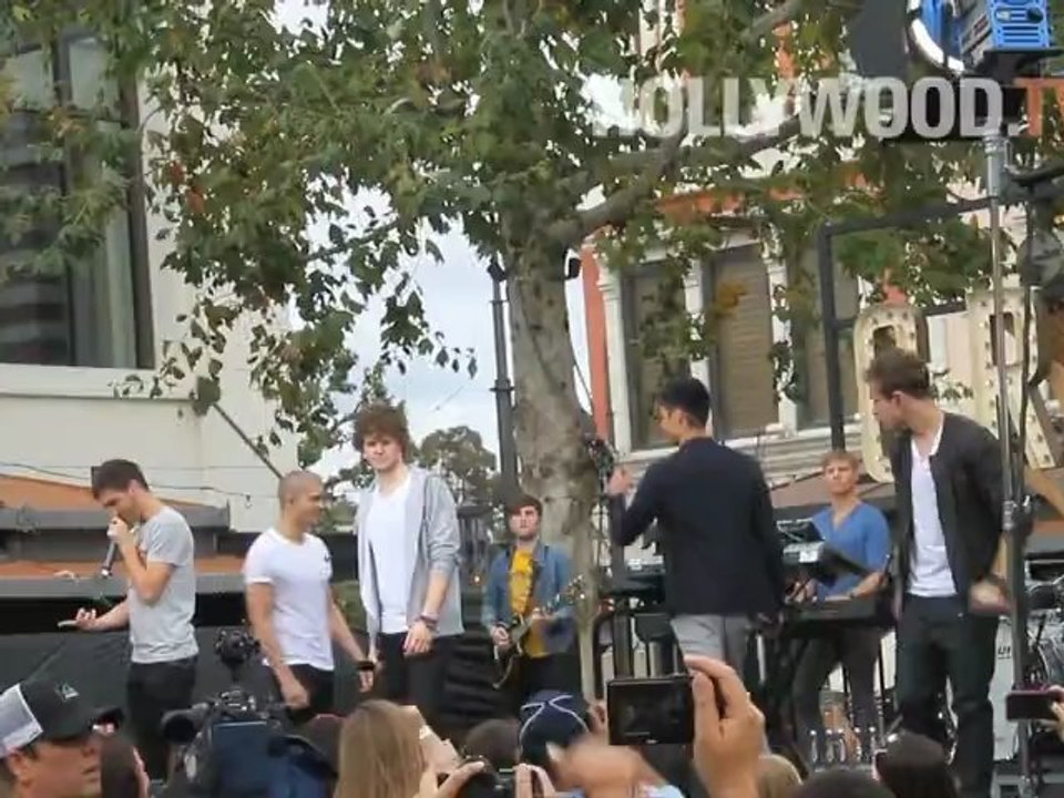 The Wanted performs at The Grove