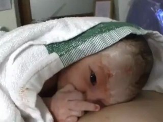 New Born Flips Off Dad