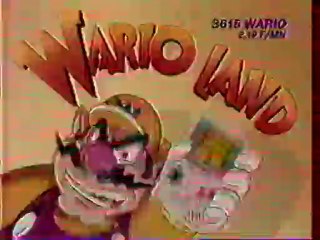 Publicité Wario Land Nintendo 1994,