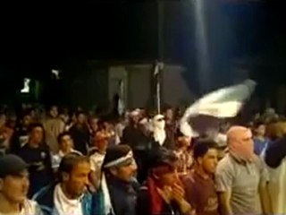 فري برس ديرالزورمدينة القورية مظاهرة مسائية رائعه الخميس 26 4 2012 DeerALzoor