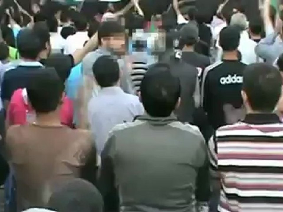 فري برس دمشق مظاهرة في حي القدم بدمشق 26 4 2012 Damascus