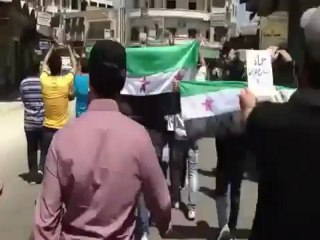 فري برس حماة  المحتلة هام  إطلاق رصاص على مظاهرة المرابط 26 4 2012 Hama