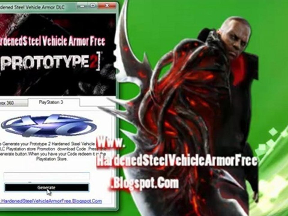 Free Install Prototype 2 Hardened Steel Vehicle Armor on Xbox360,PS3