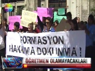 Öğretmen olamayacaklar - 26 nisan 2012