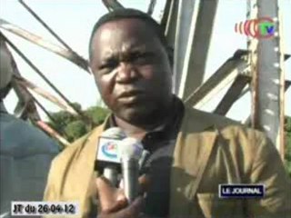 Le pont sur le Niari est complètement endommagé à la suite de l’accident