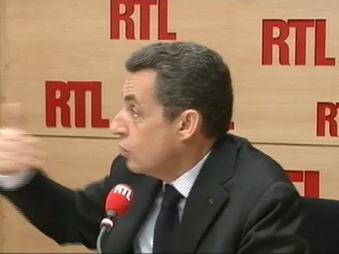 Nicolas Sarkozy, candidat UMP, vendredi sur RTL : La crise financière est passée, je persiste et signe !