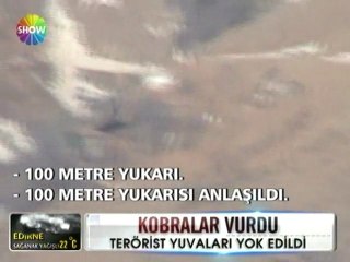 Kobra helikopterler teröristleri vurdu - 26 nisan 2012