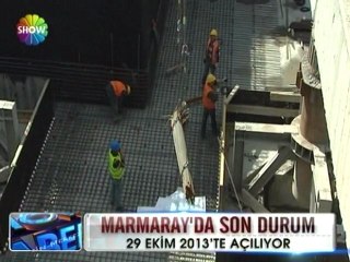 Marmaray inşaatında son durum - 26 nisan 2012