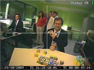 Interaction entre deux personnes avec eye tracking