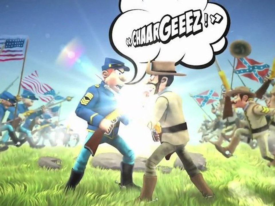 MICROIDS GFA - LES TUNIQUES BLEUES NORD VS SUD (TRAILER) IPHONE IPAD PC MAC RETRO GAME