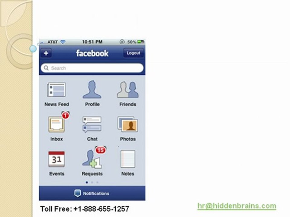iPhone Facebook Application Development