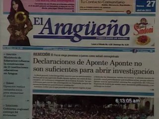 Titulares de Primera Página este 27 de Abril