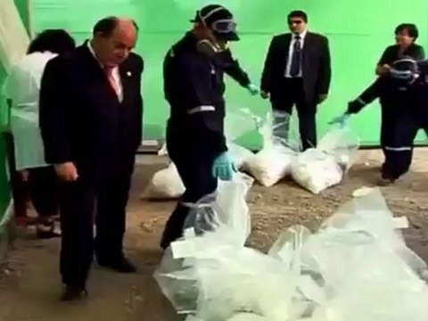 Peru Burns over Four Tones OF Confiscated Cocaine and Marijuana