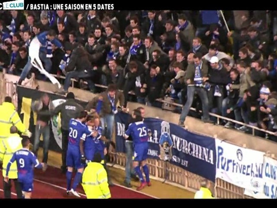 Le SC Bastia en 5 dates