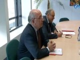 Herrera se reúne en Bruselas con el comisario europeo de Competencia Joaquín Almunia