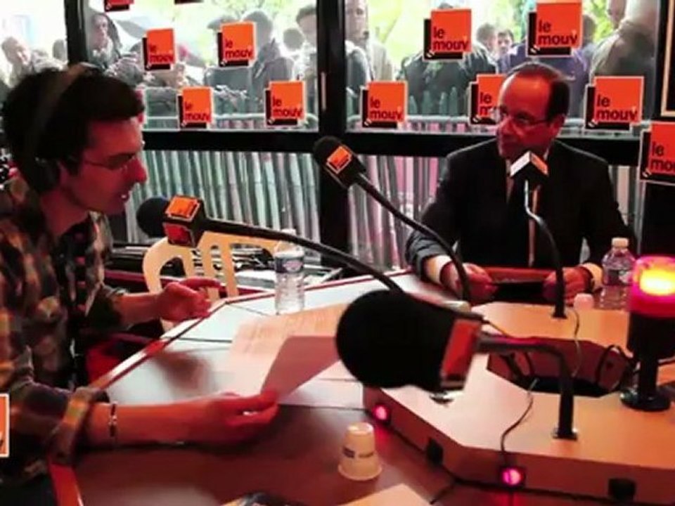 François Hollande au Printemps de Bourges 2012