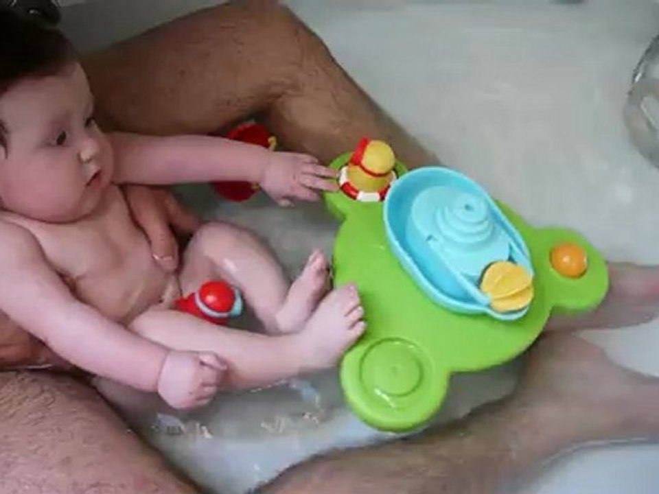 dans le bain