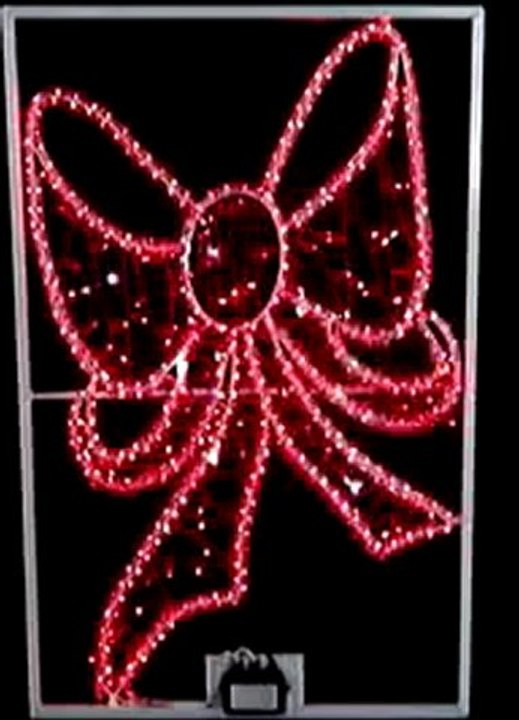 Motif Lumineux Ruban de Noël