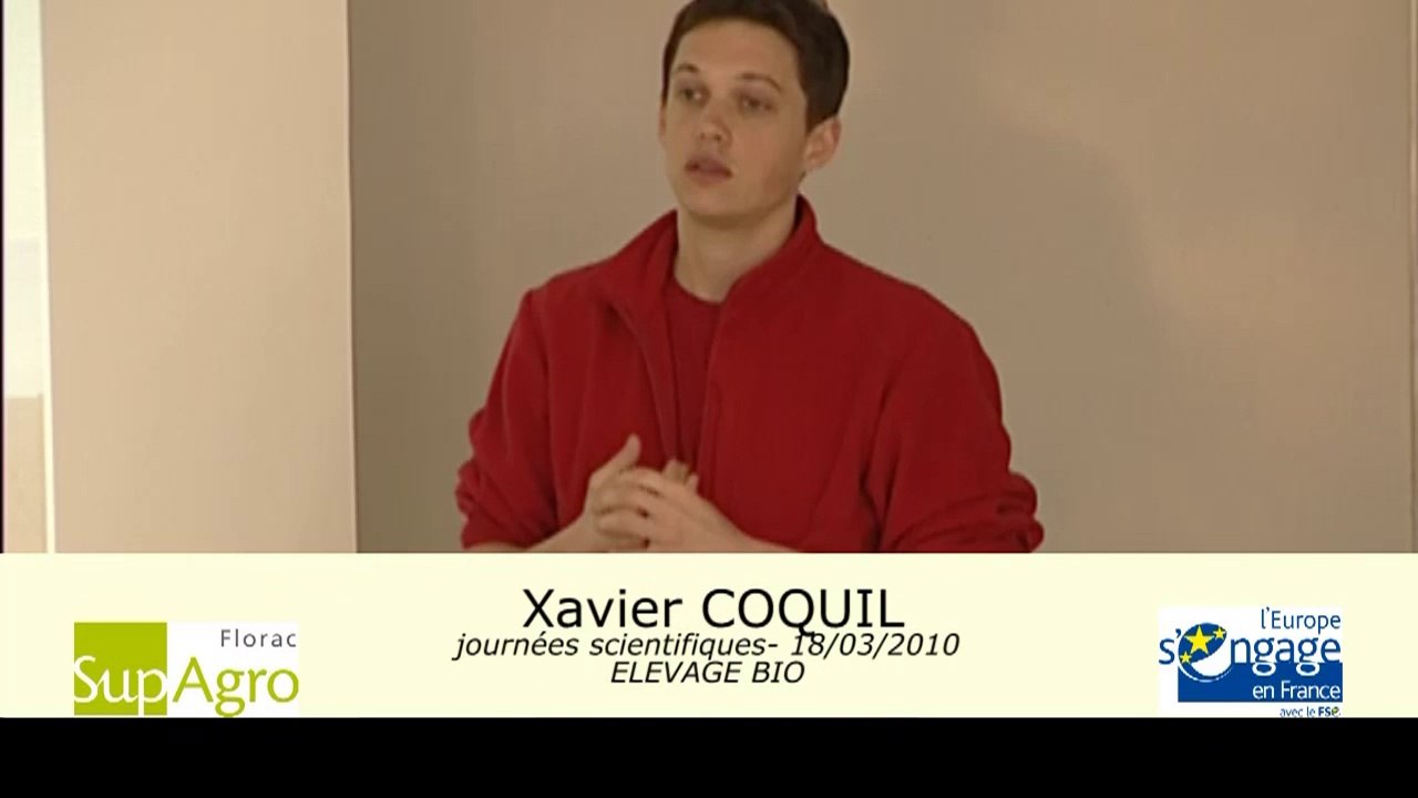 JS 2010 : Xavier Coquil - production bovine laitière