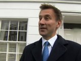 Jeremy Hunt: 'I will give all BSkyB emails to Leveson'