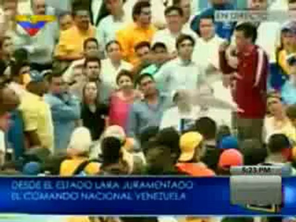 (VÍDEO) Cayendo y Corriendo del día jueves 26.04.2012  1/2