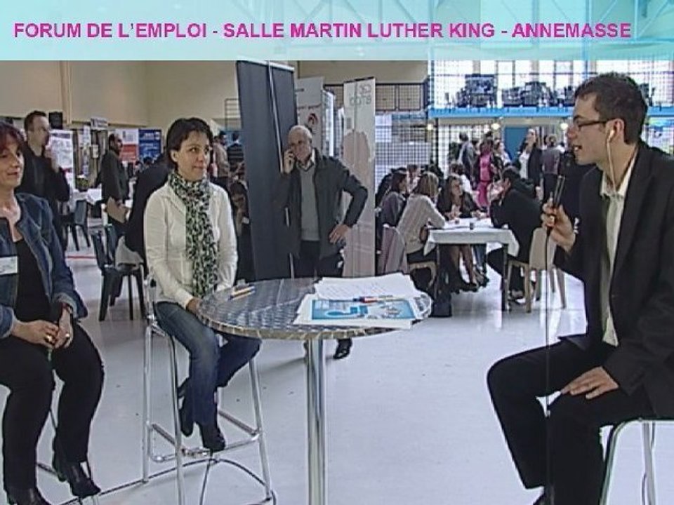 Sophie Fradet / Sandrine Deschamps - Forum de l'Emploi Annemasse 2012