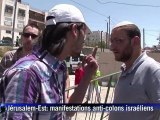 Jérusalem-Est: manifestation contre des colons