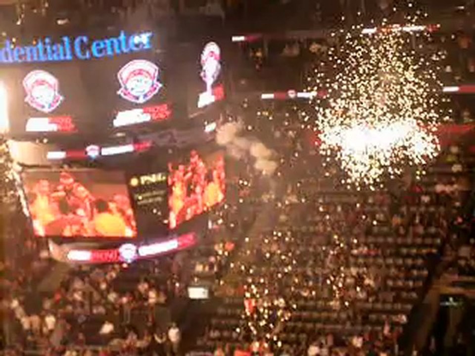 04/18/2012 - Knicks Vs. Nets - Starting Lineup Introductions